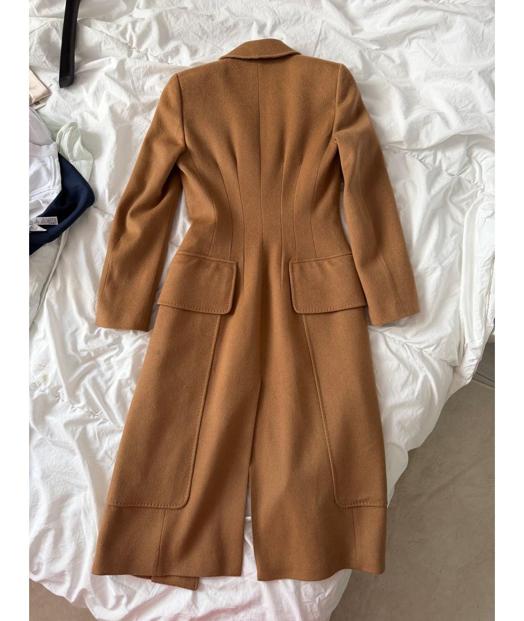 BURBERRY Коричневое кашемировое пальто, фото 2