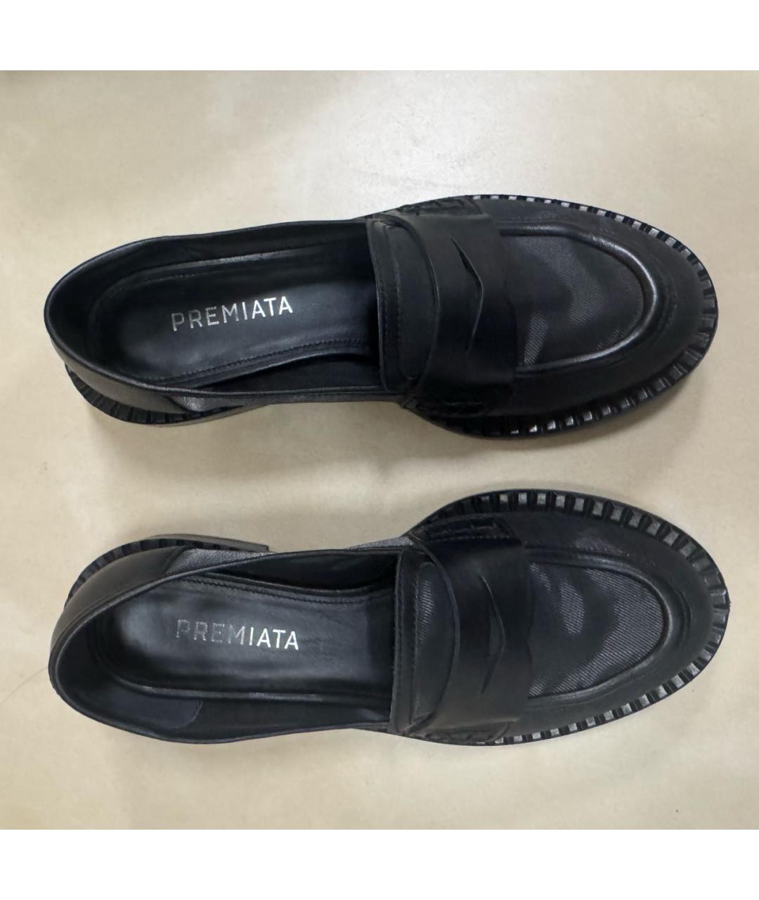 PREMIATA Черные кожаные лоферы, фото 2