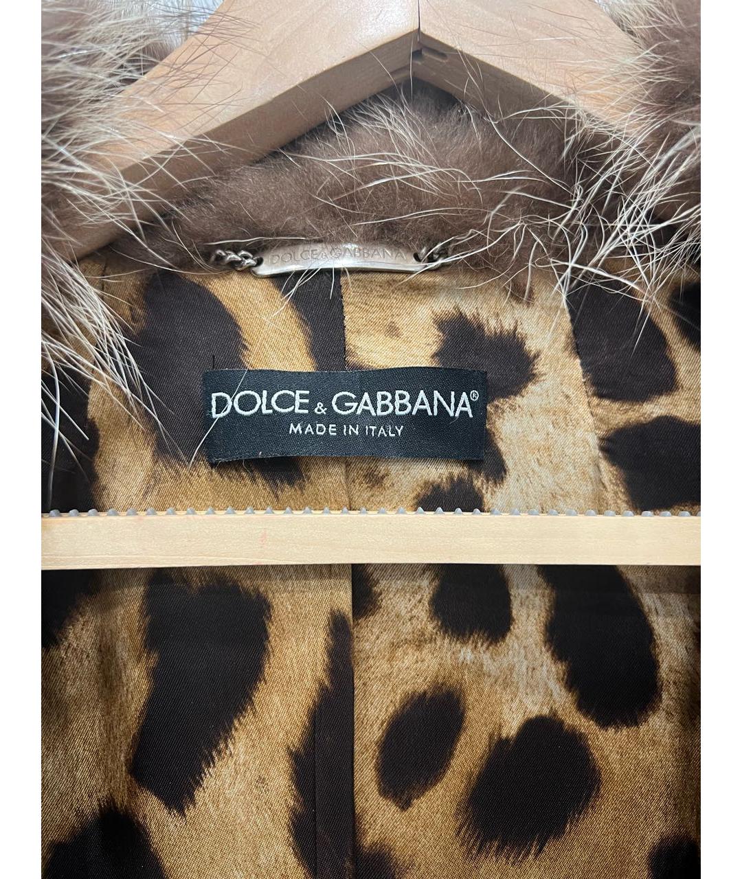 DOLCE&GABBANA Черное шерстяное пальто, фото 3