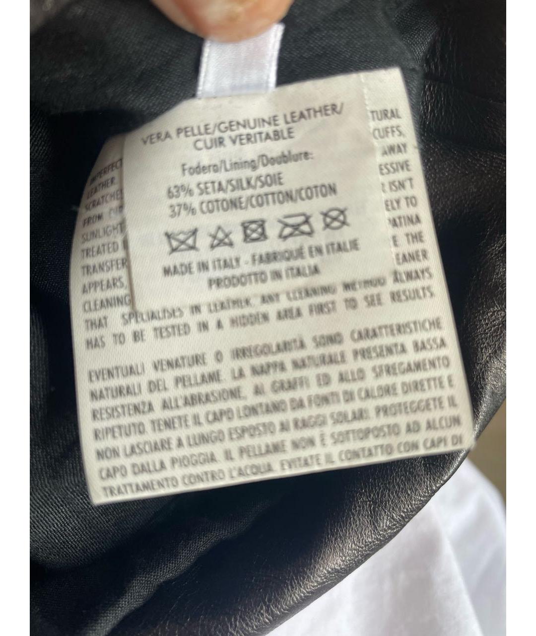 SAINT LAURENT Черная кожаная куртка, фото 6