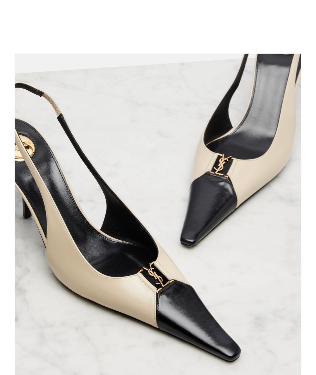 SAINT LAURENT Мульти кожаные туфли, фото 2