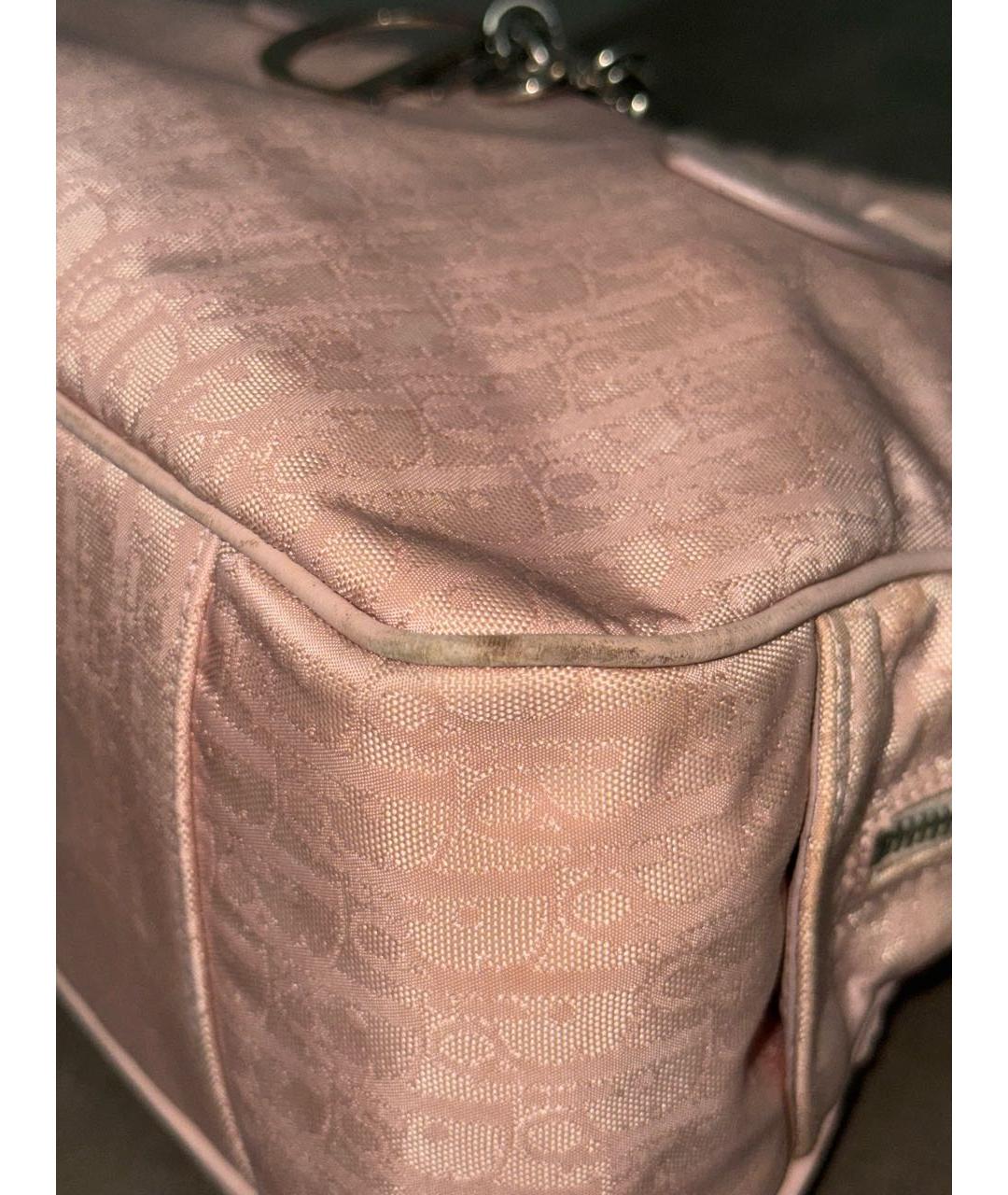 CHRISTIAN DIOR Розовая сумка с короткими ручками, фото 4