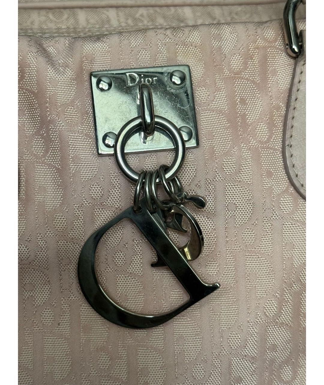 CHRISTIAN DIOR Розовая сумка с короткими ручками, фото 7