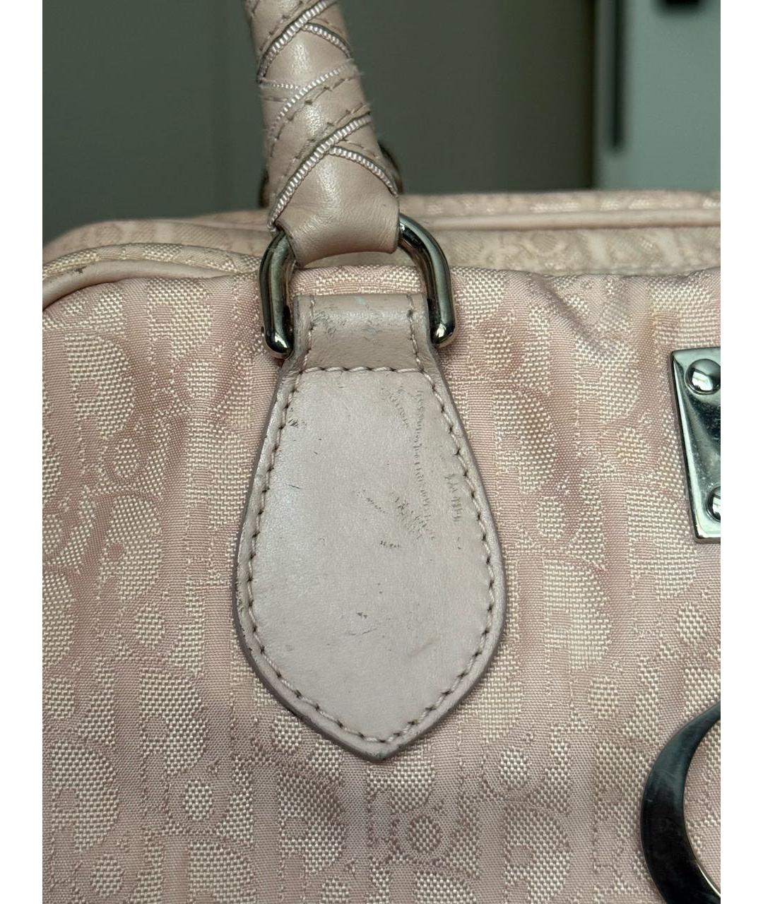 CHRISTIAN DIOR Розовая сумка с короткими ручками, фото 6