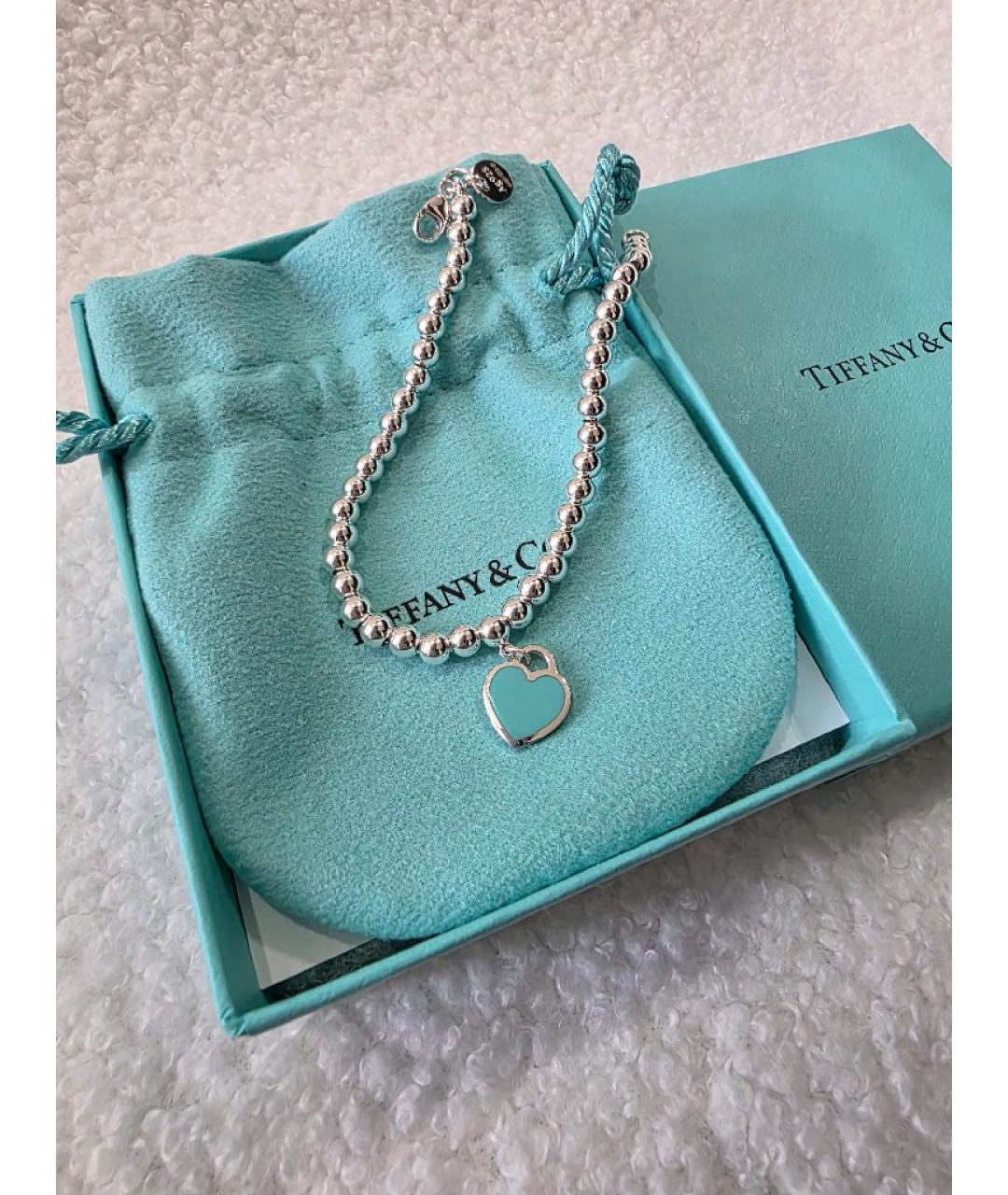 TIFFANY&CO Серебряный серебряный браслет, фото 6