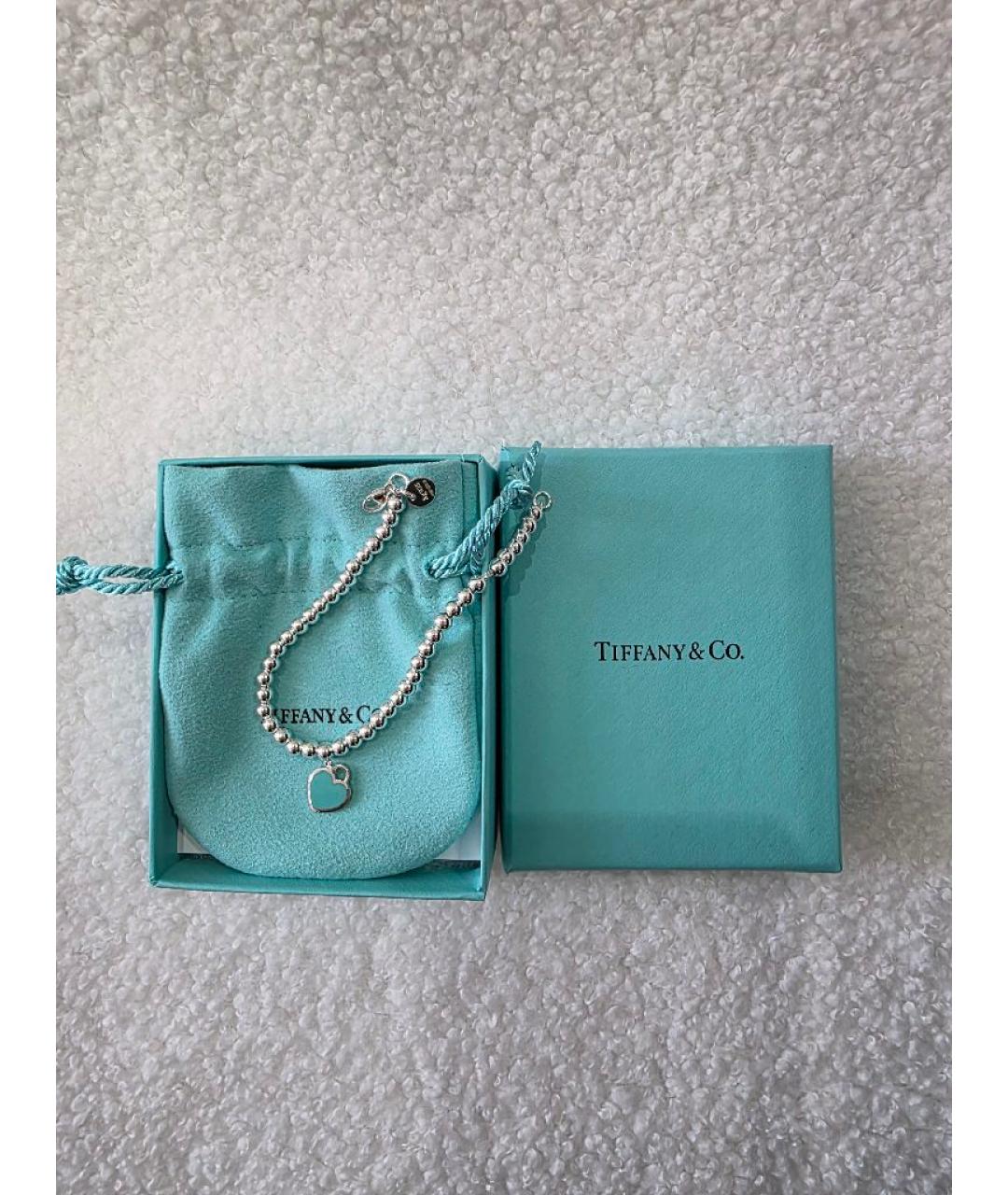 TIFFANY&CO Серебряный серебряный браслет, фото 5
