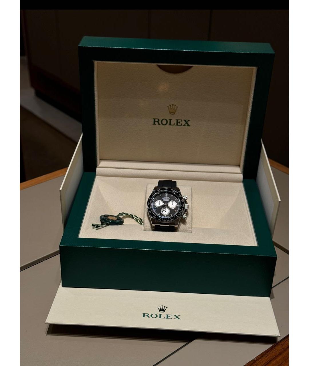 ROLEX Белые часы из белого золота, фото 5