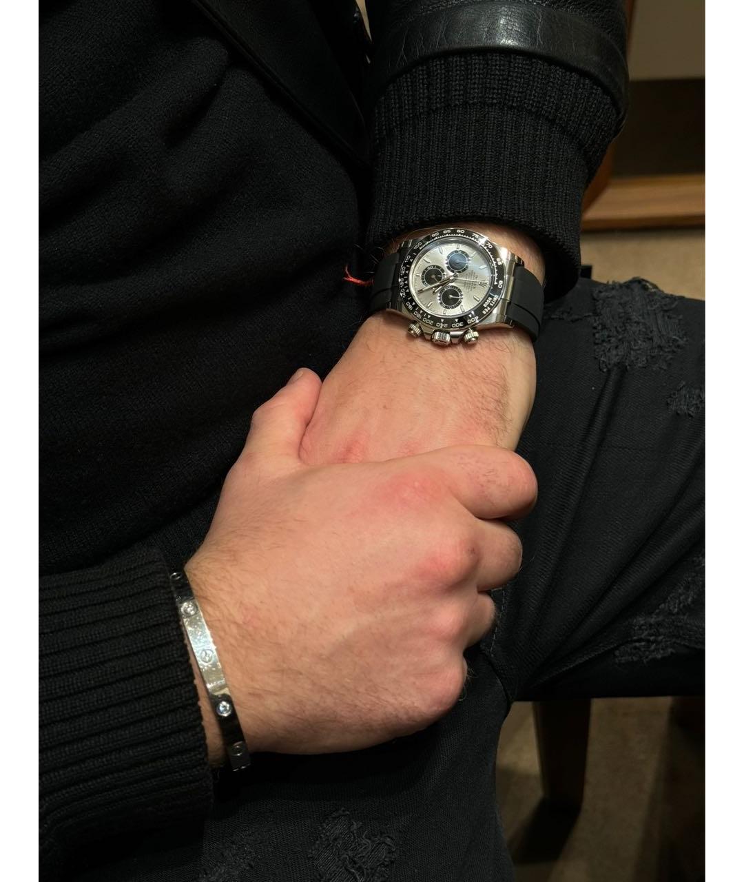 ROLEX Белые часы из белого золота, фото 4