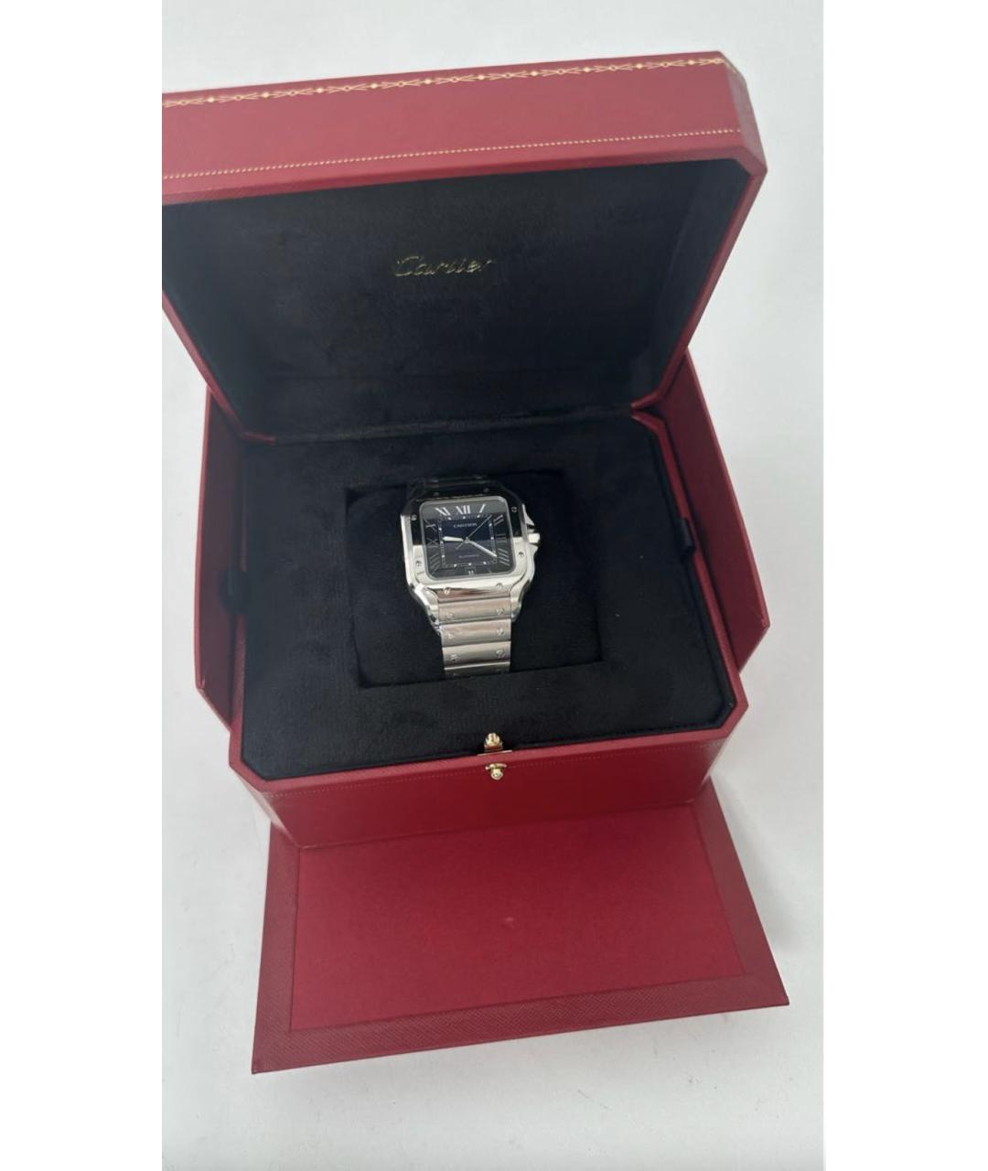 CARTIER Серебряные стальные часы, фото 6