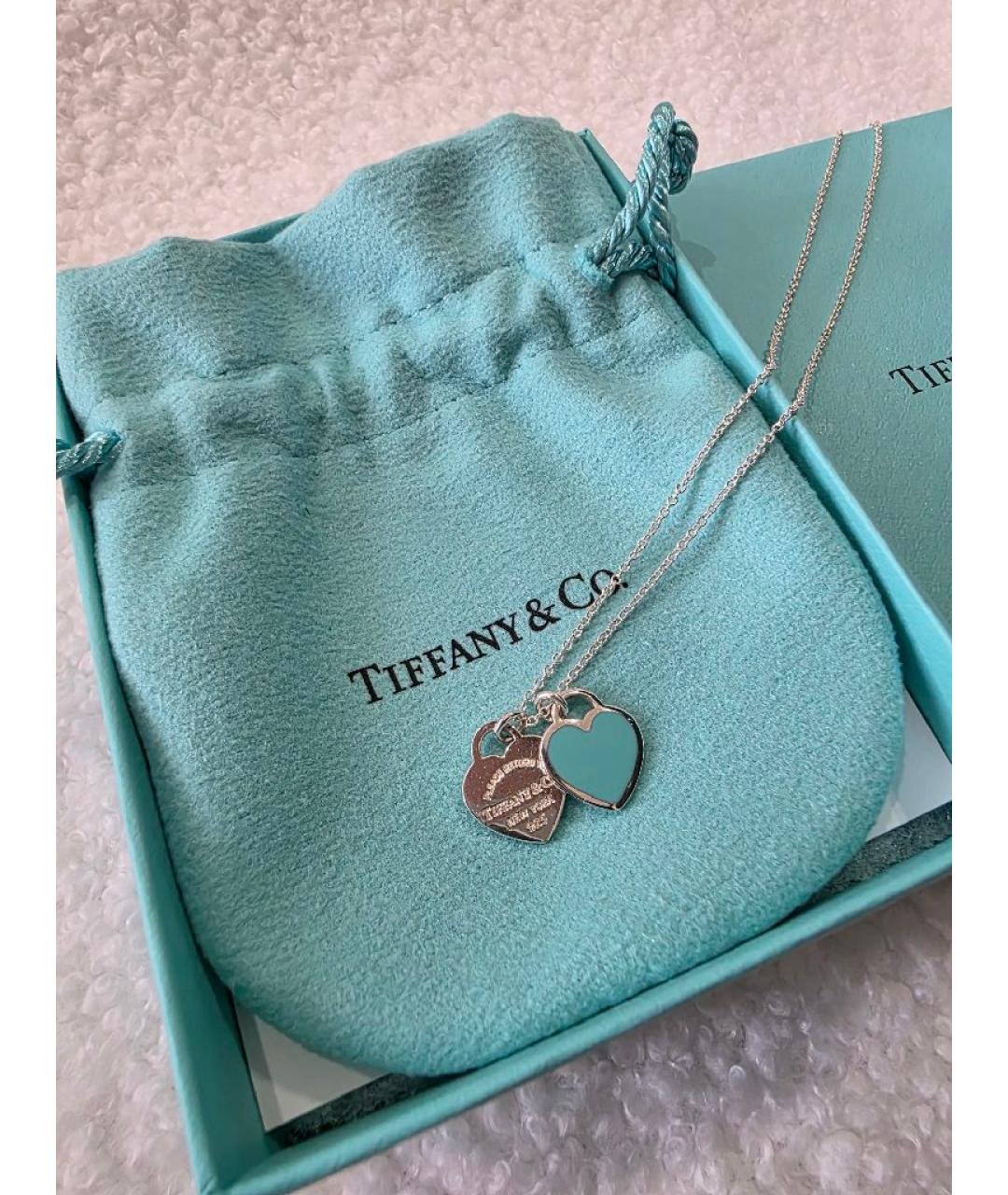 TIFFANY&CO Серебряное серебряное колье, фото 6