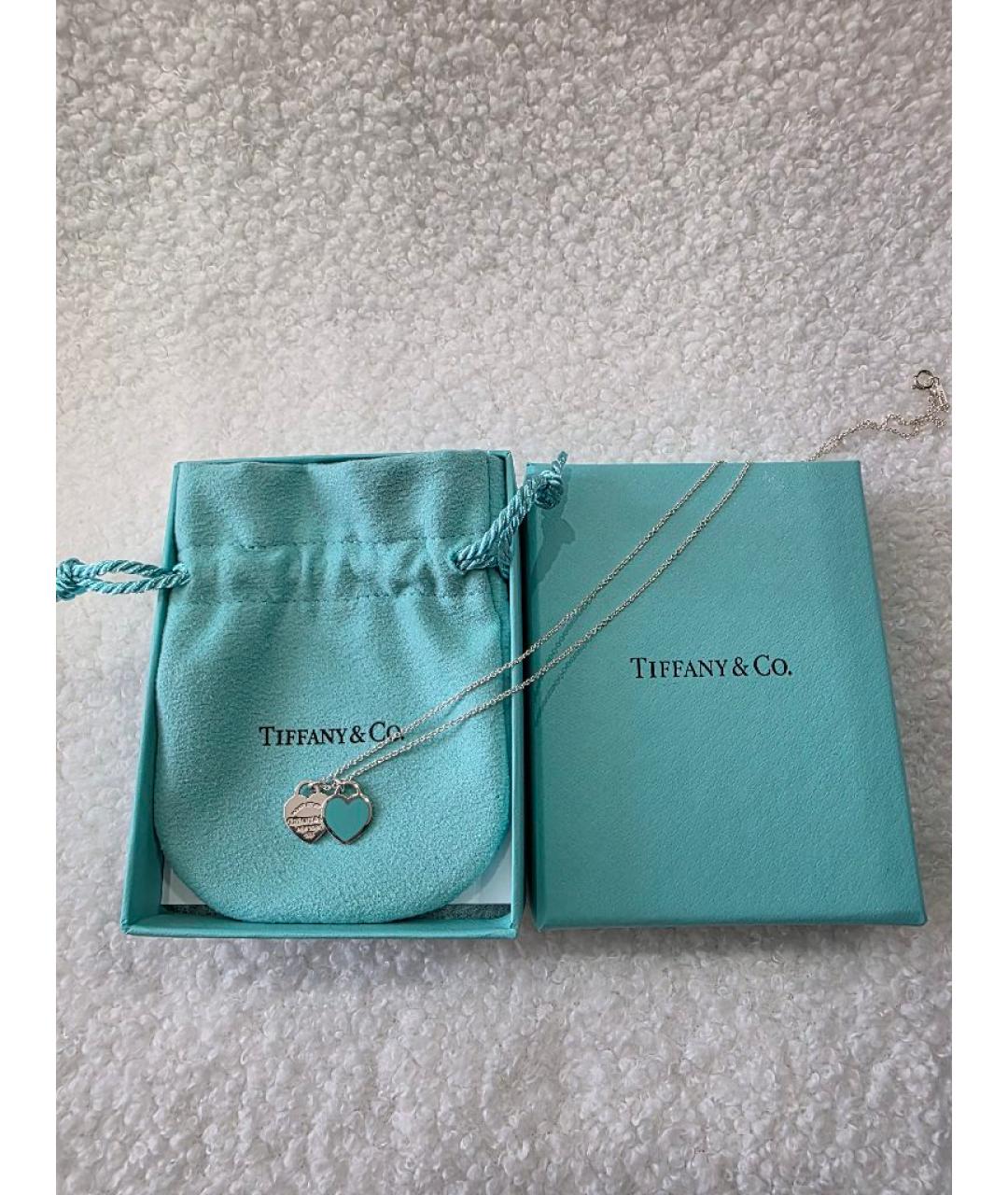 TIFFANY&CO Серебряное серебряное колье, фото 5