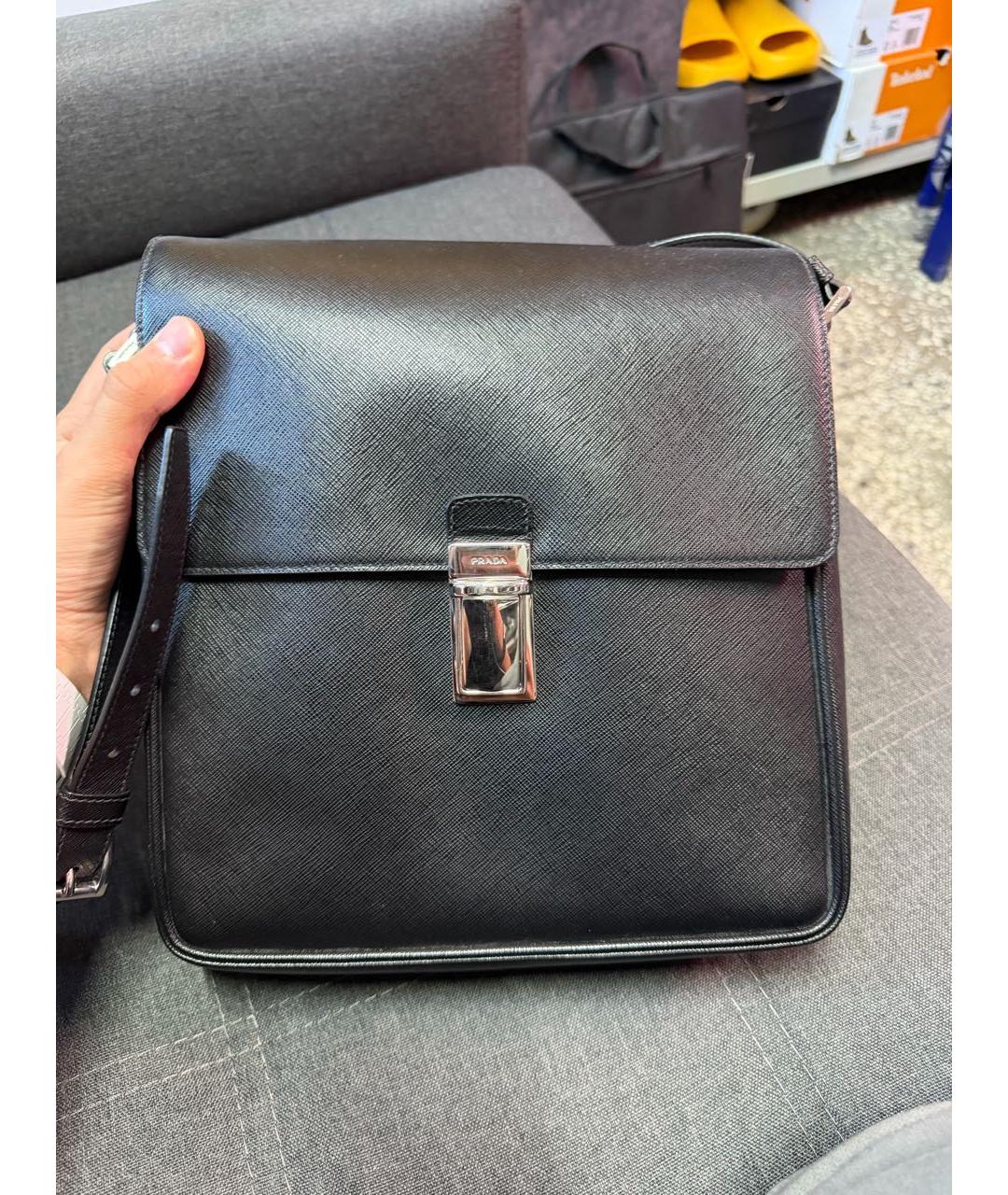 PRADA Черная сумка на плечо, фото 5
