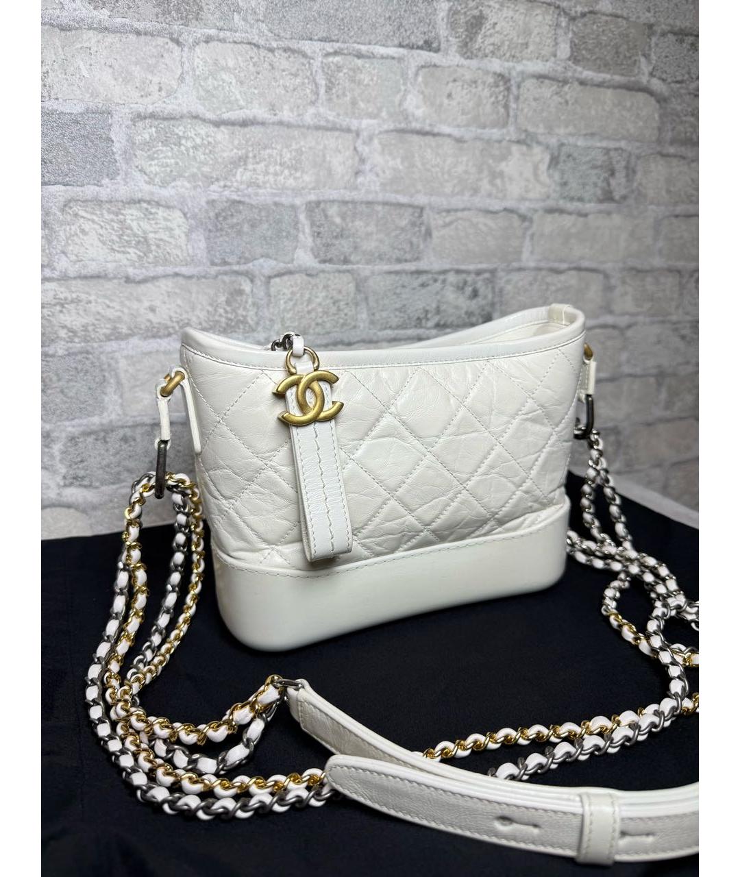 CHANEL Белая сумка через плечо, фото 2