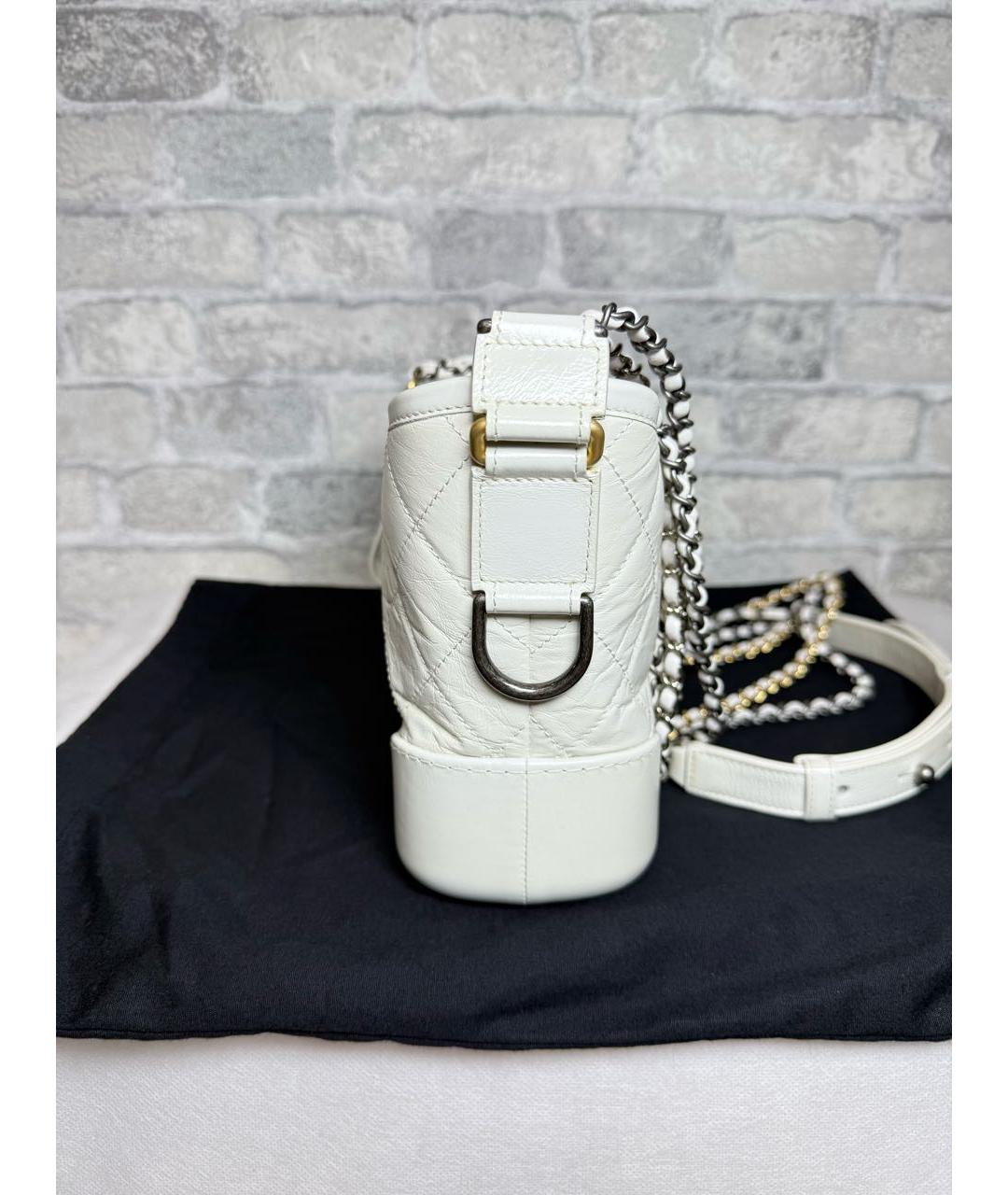 CHANEL Белая сумка через плечо, фото 6