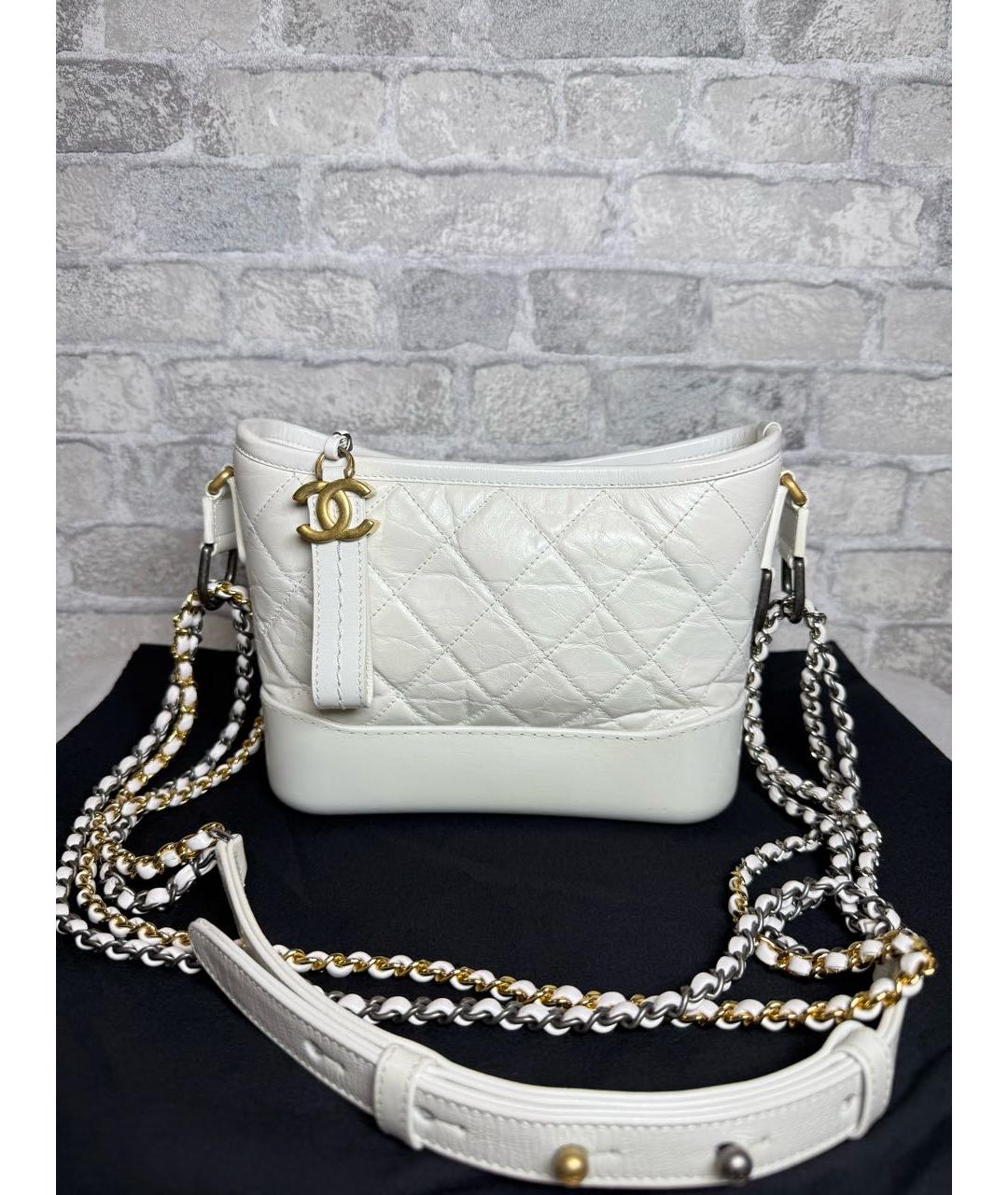 CHANEL Белая сумка через плечо, фото 9