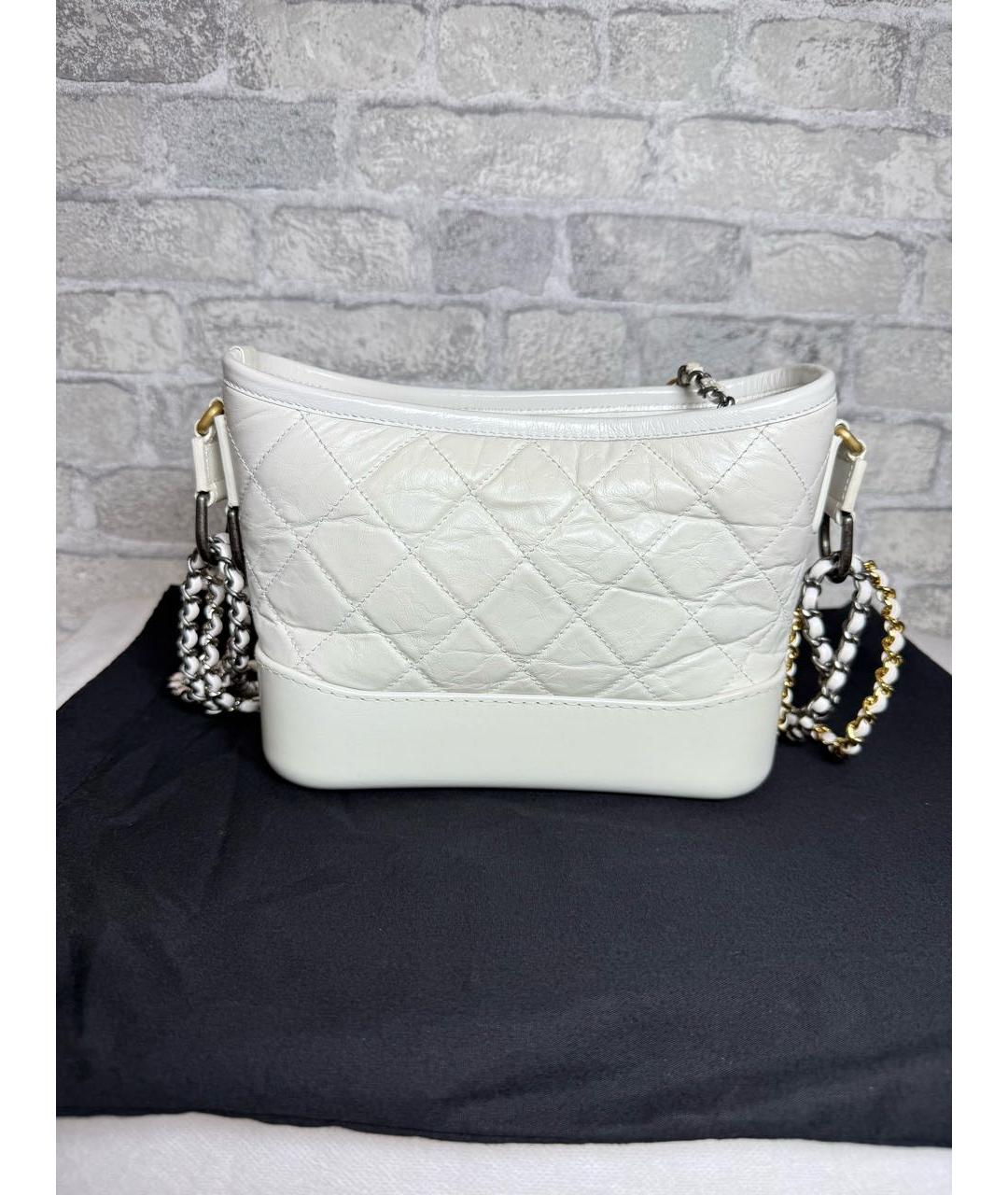 CHANEL Белая сумка через плечо, фото 5