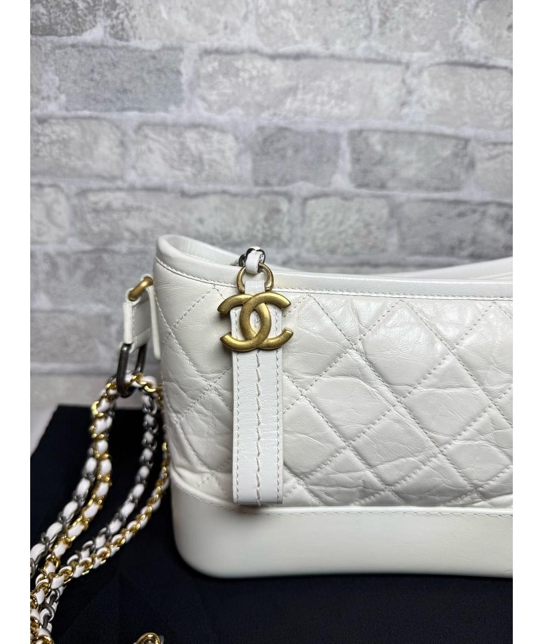 CHANEL Белая сумка через плечо, фото 3
