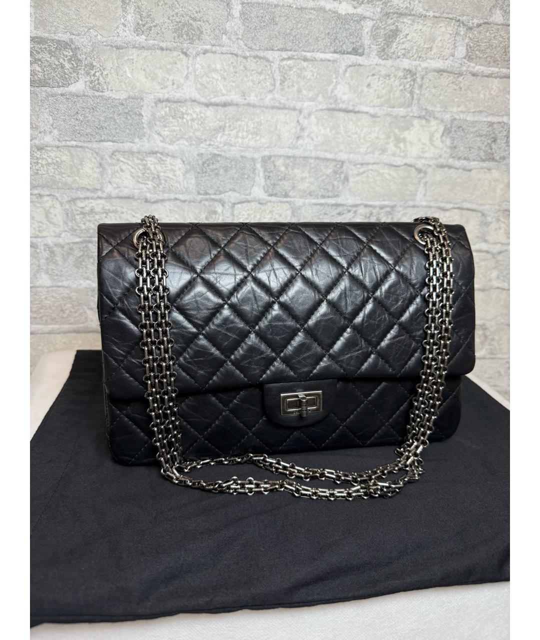 CHANEL Черная кожаная сумка через плечо, фото 4
