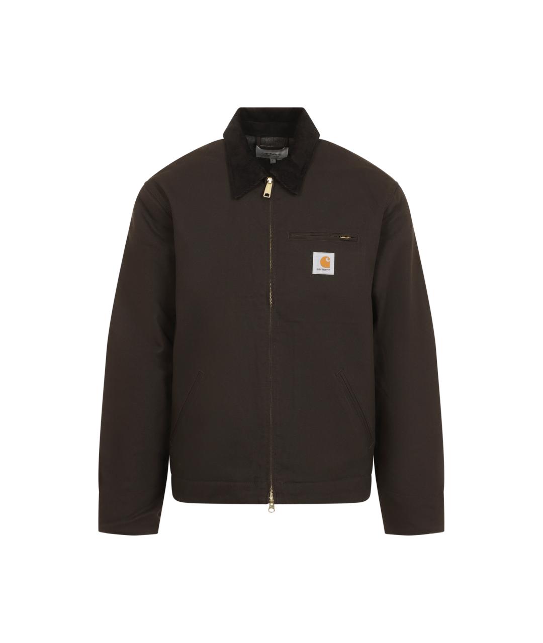 CARHARTT WIP Коричневый хлопковый пиджак, фото 1