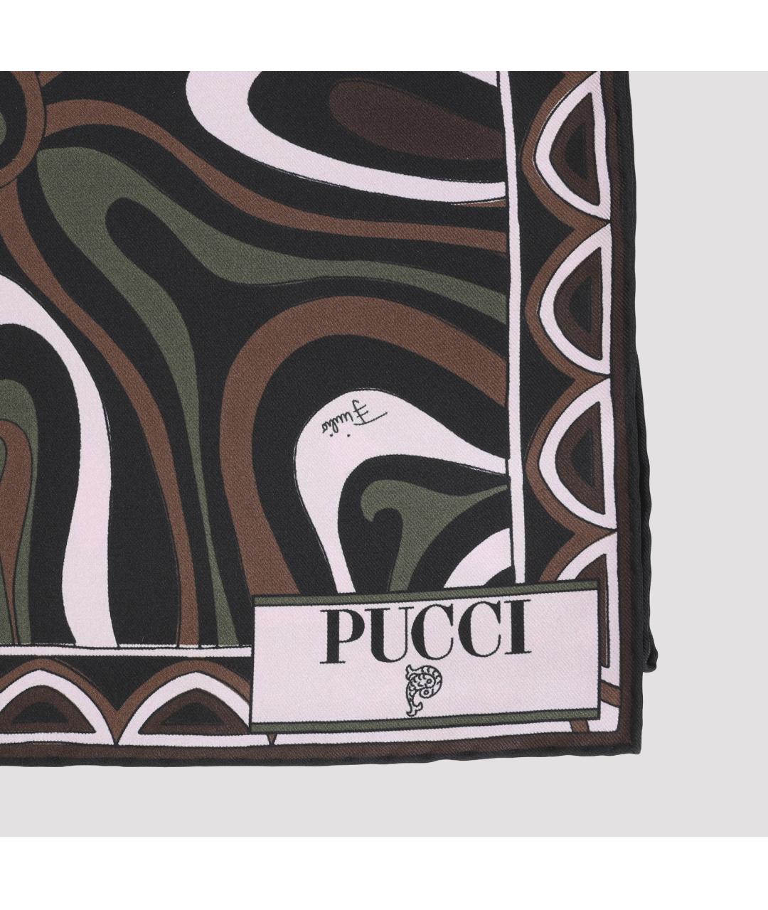 PUCCI Мульти шелковый платок, фото 3