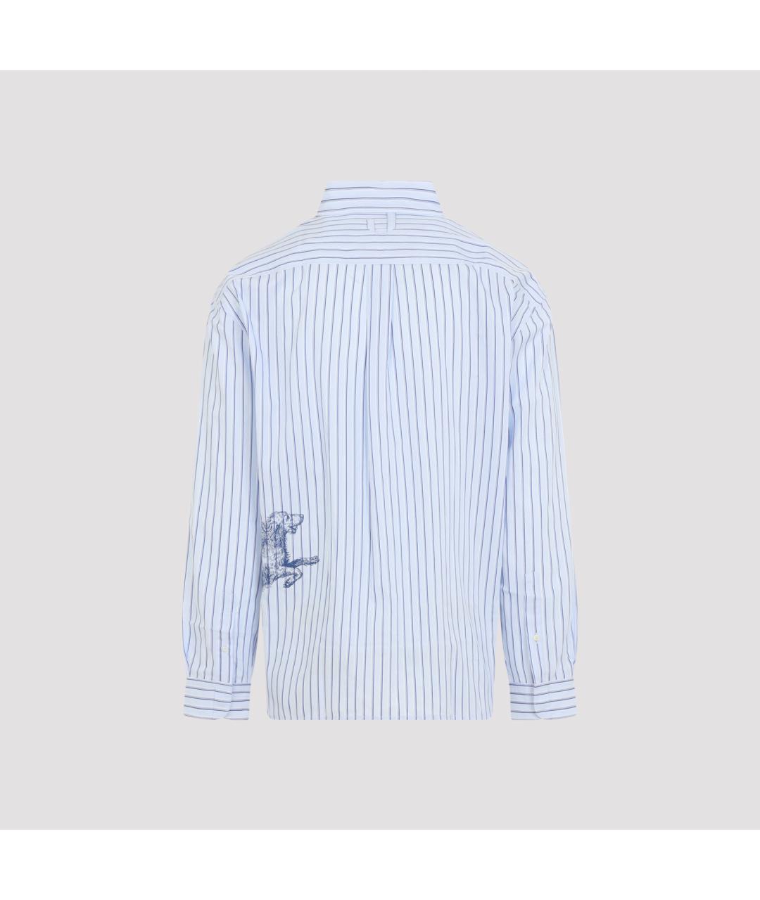 JACQUEMUS Голубая хлопковая кэжуал рубашка, фото 2