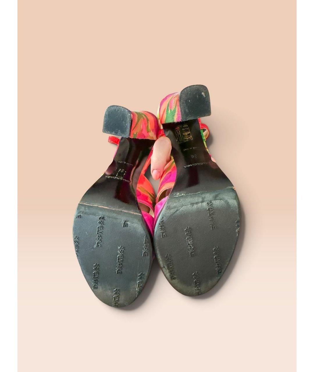 BALENCIAGA Мульти босоножки, фото 5