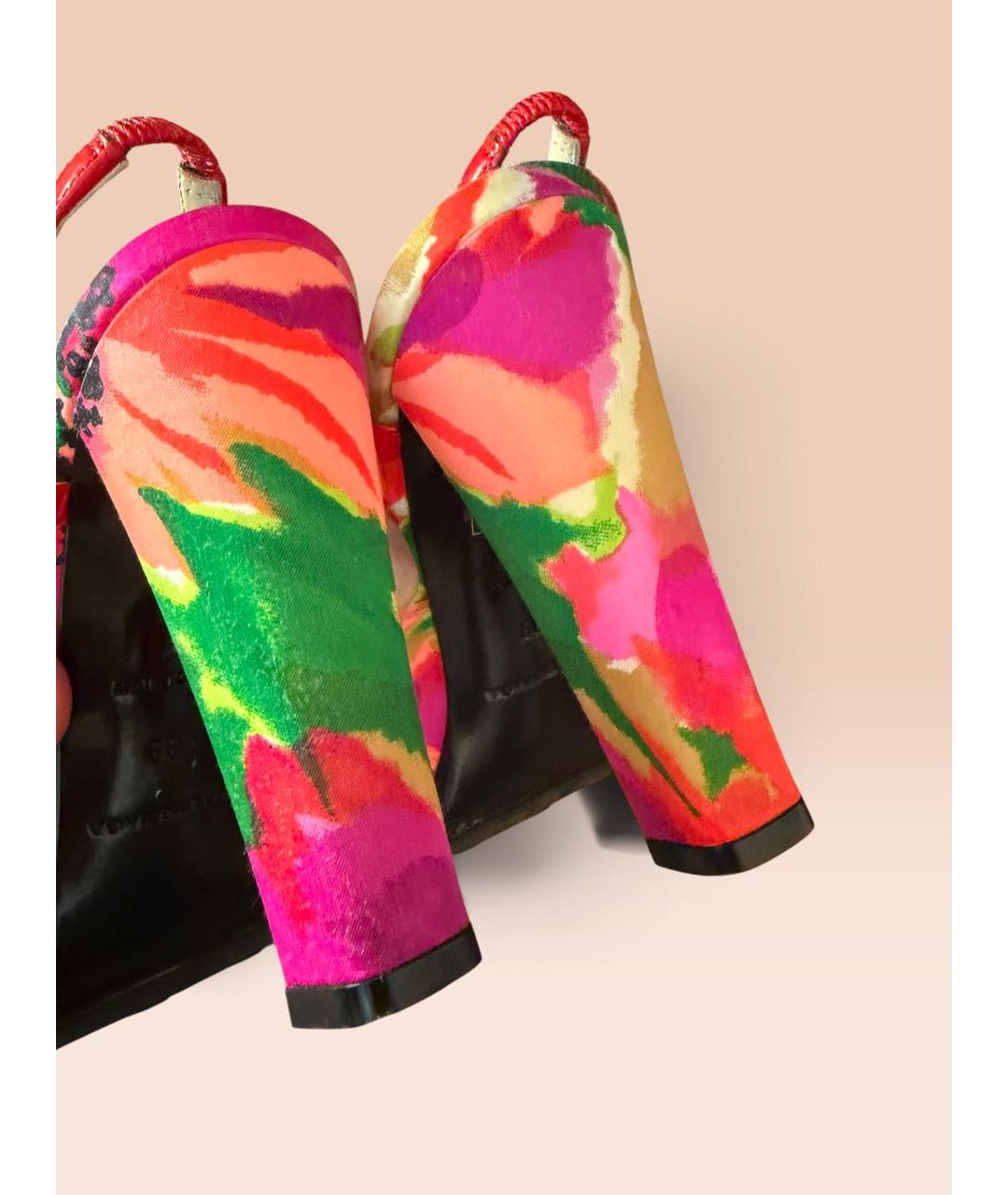 BALENCIAGA Мульти босоножки, фото 4
