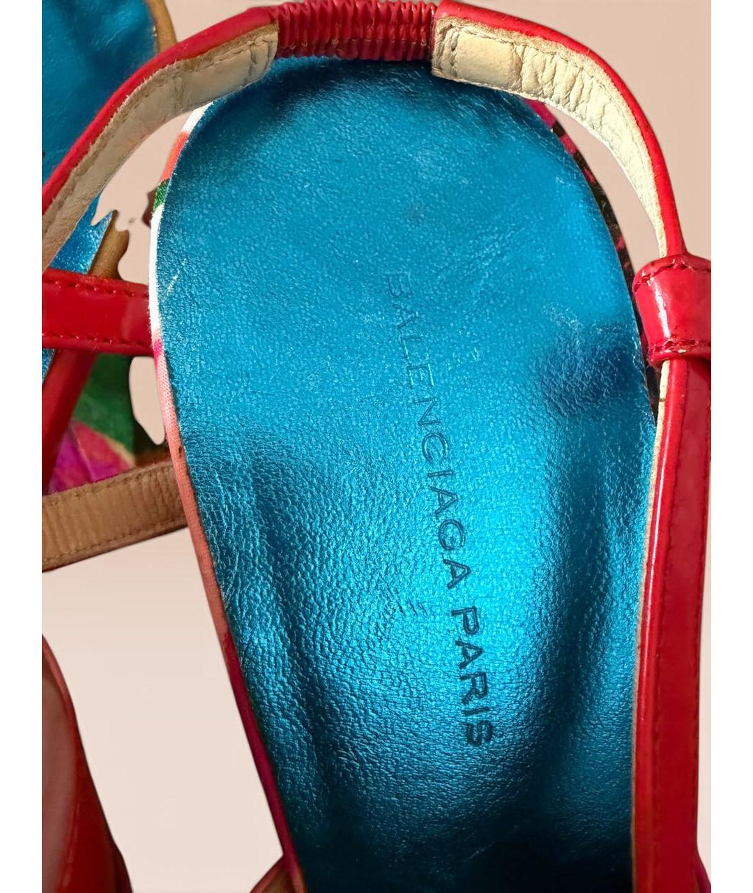 BALENCIAGA Мульти босоножки, фото 3