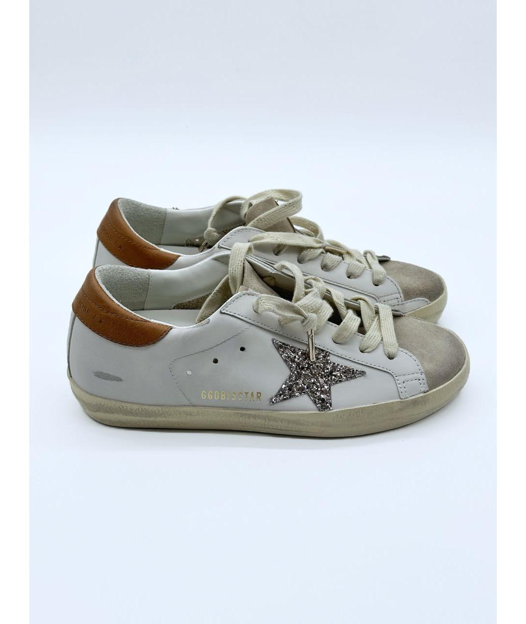 GOLDEN GOOSE Мульти кожаные кеды, фото 5