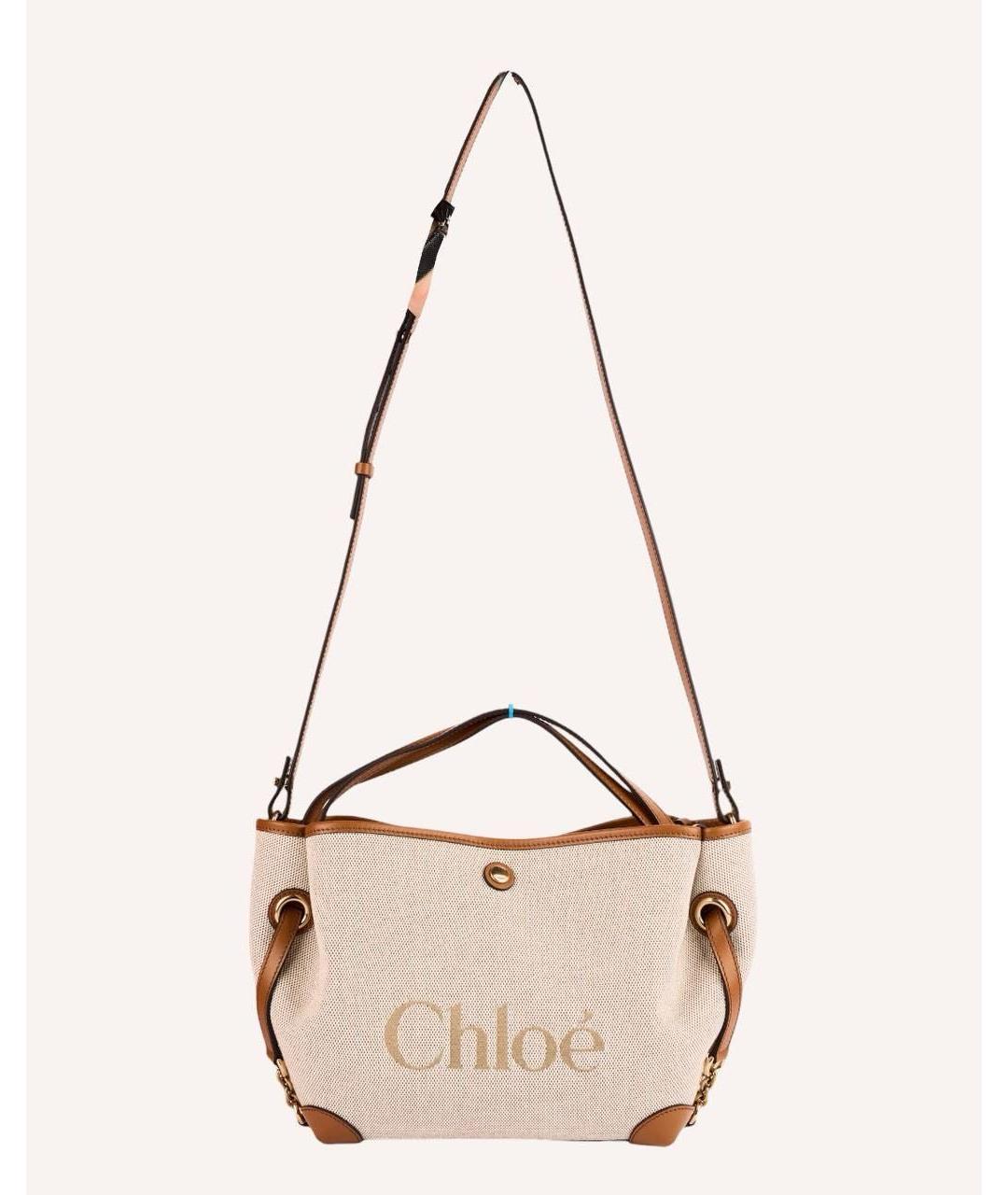 CHLOE Бежевая сумка тоут, фото 6