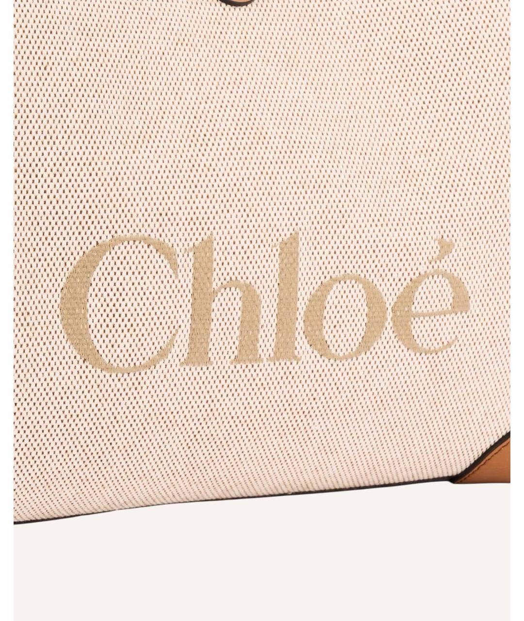CHLOE Бежевая сумка тоут, фото 4