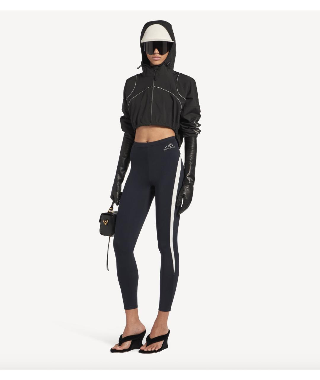 BALENCIAGA Черная полиэстеровая куртка, фото 5