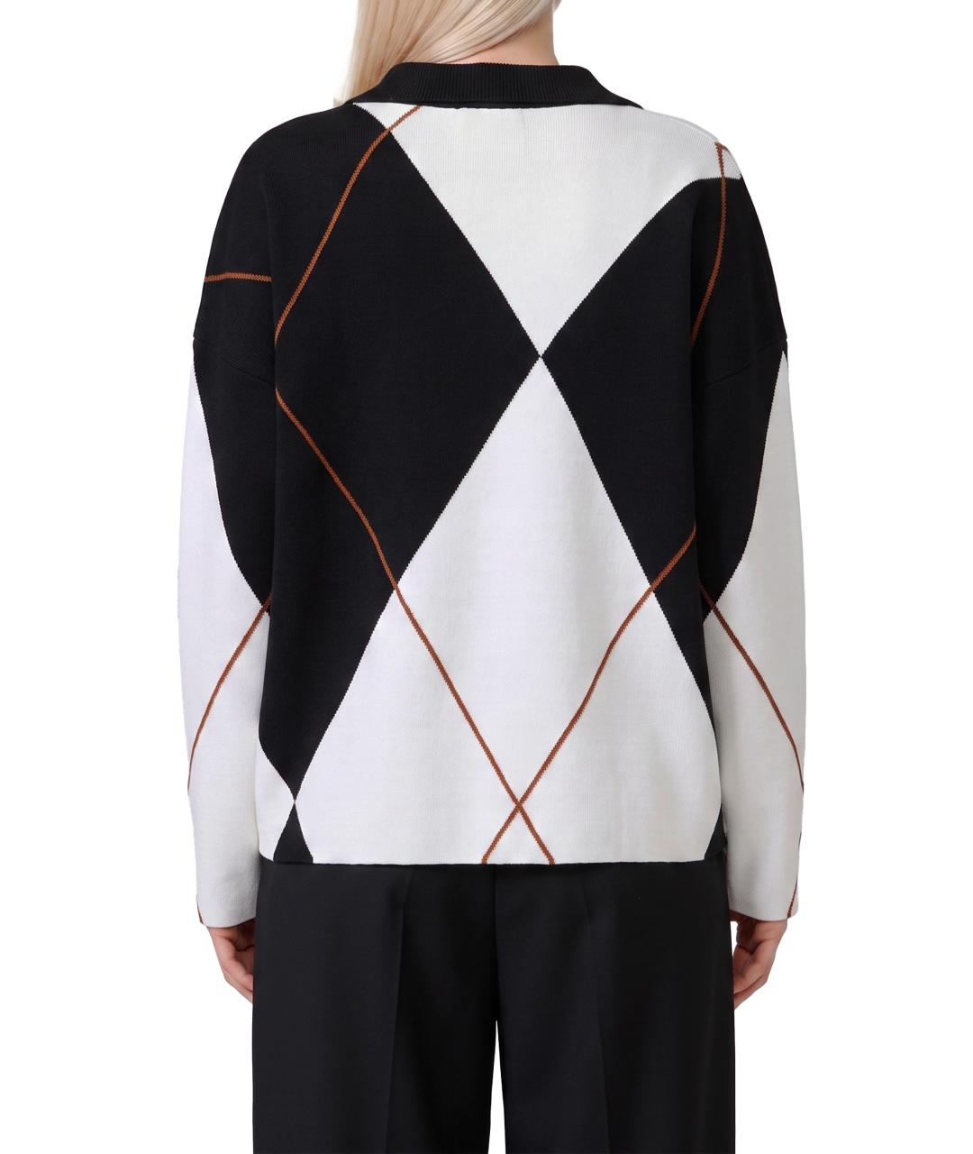 MAX MARA Черный шерстяной джемпер / свитер, фото 3