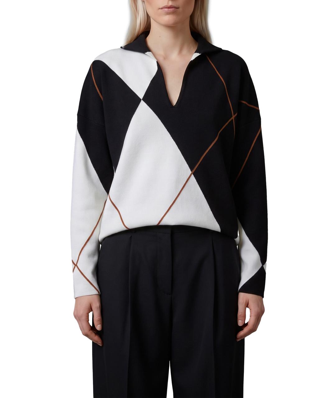 MAX MARA Черный шерстяной джемпер / свитер, фото 1