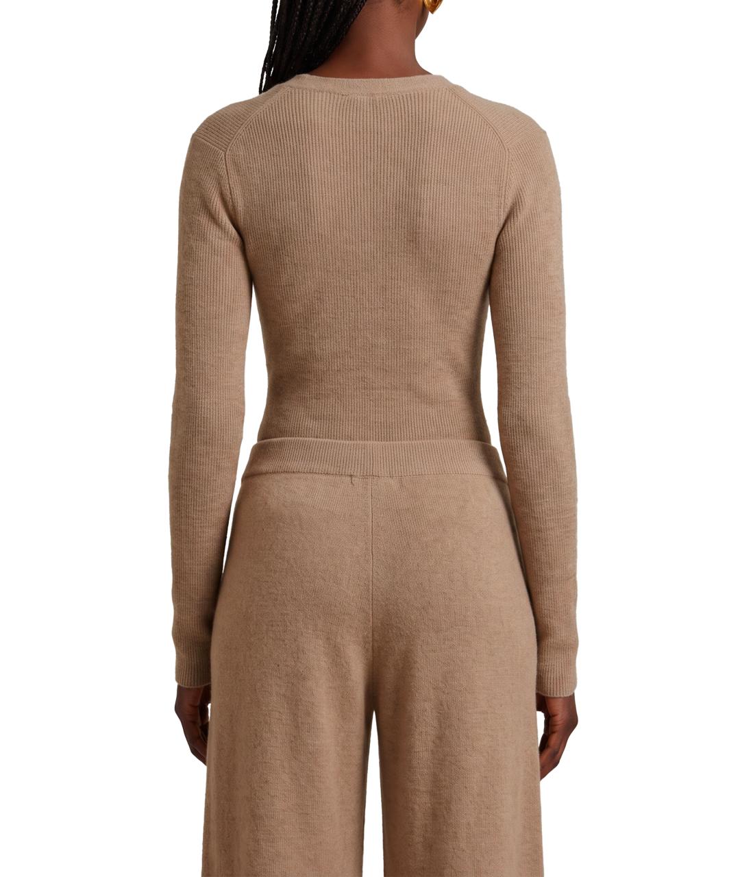 MAX MARA Бежевое кашемировое боди, фото 3