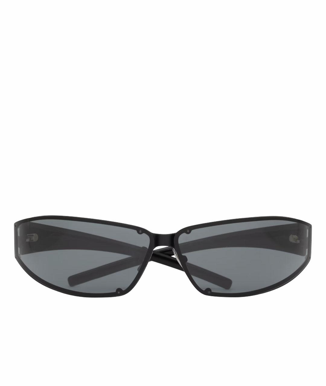 SAINT LAURENT Черные пластиковые солнцезащитные очки, фото 3
