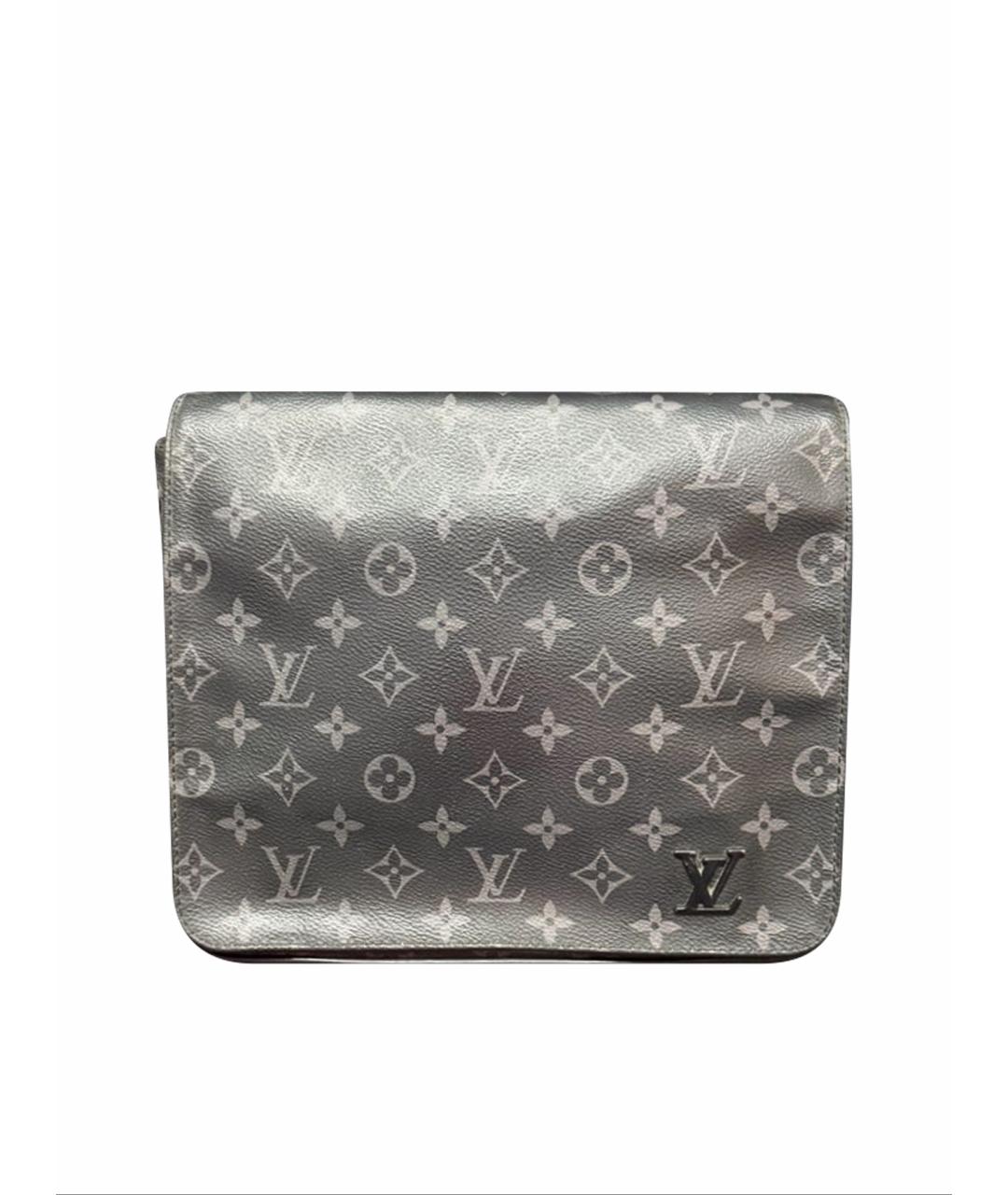 LOUIS VUITTON Черная сумка на плечо из канвы, фото 1
