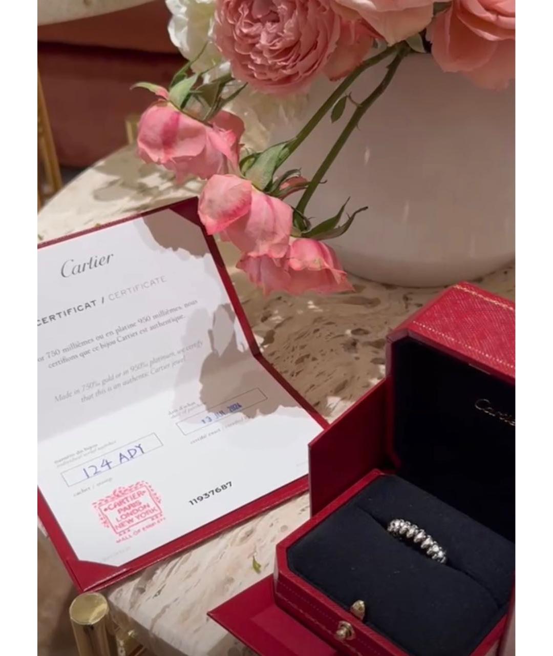 CARTIER Белое кольцо из белого золота, фото 2