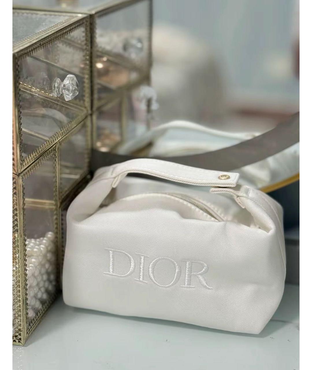 CHRISTIAN DIOR Белая косметичка, фото 2
