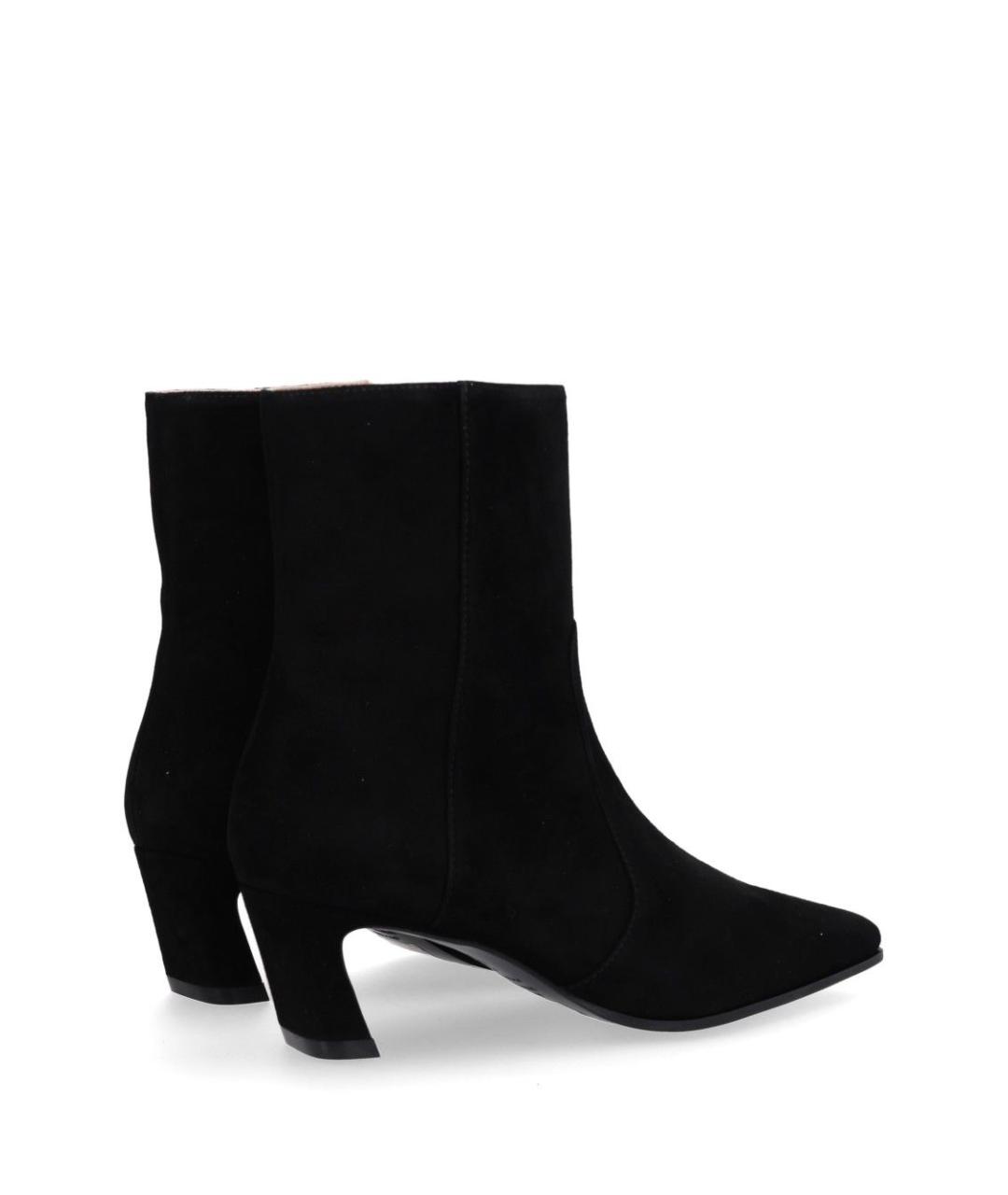 STUART WEITZMAN Черные замшевые ботильоны, фото 3