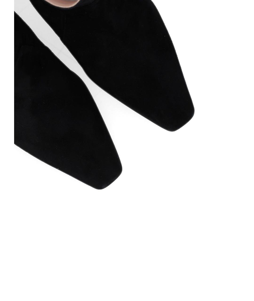 STUART WEITZMAN Черные замшевые ботильоны, фото 4