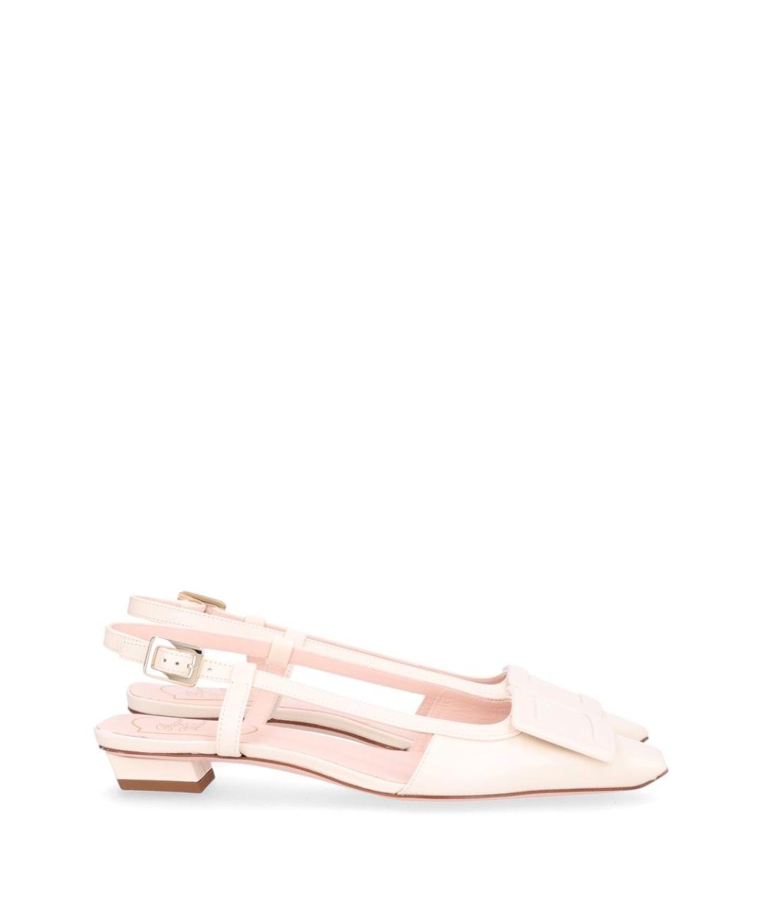 ROGER VIVIER Розовые кожаные туфли, фото 1