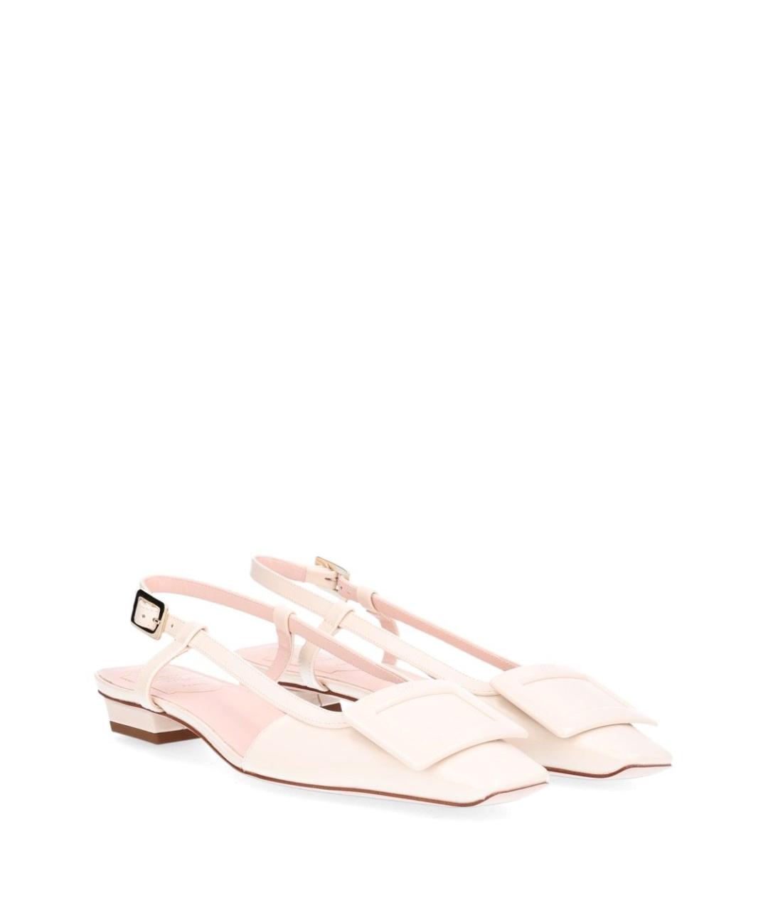 ROGER VIVIER Розовые кожаные туфли, фото 2
