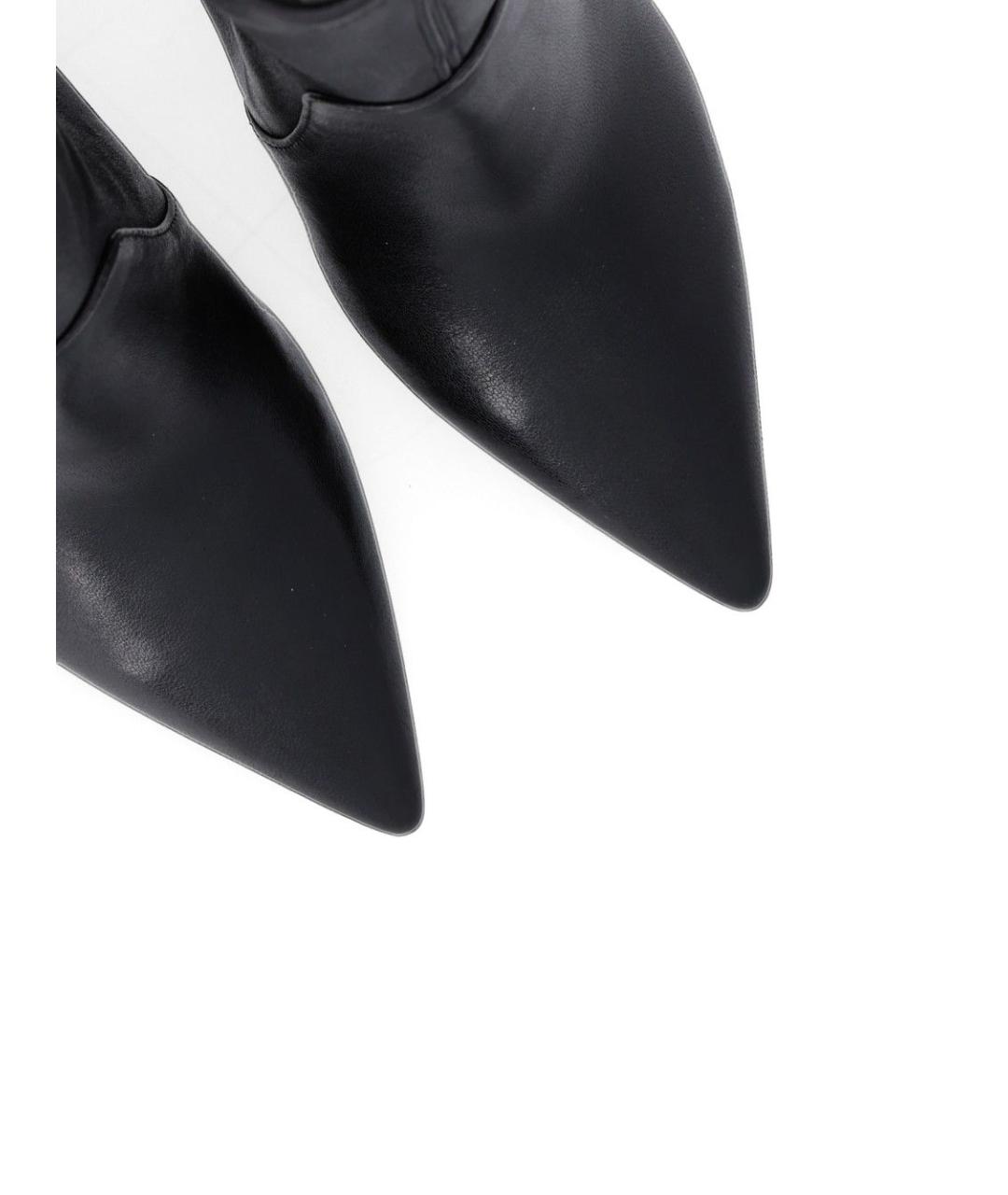 STUART WEITZMAN Черные кожаные ботильоны, фото 4