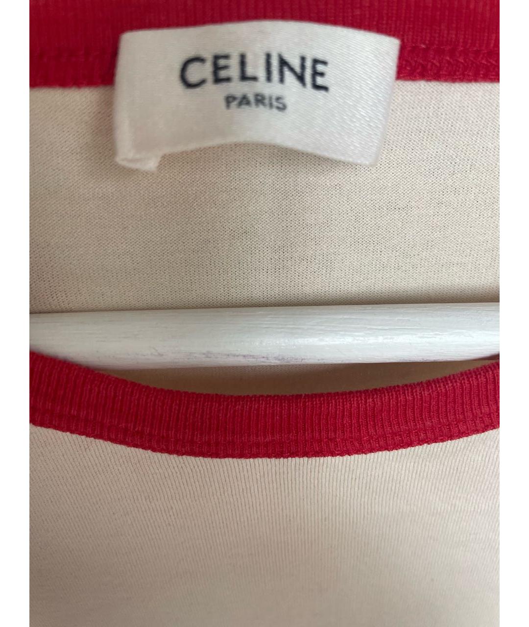 CELINE Хлопковая футболка, фото 3