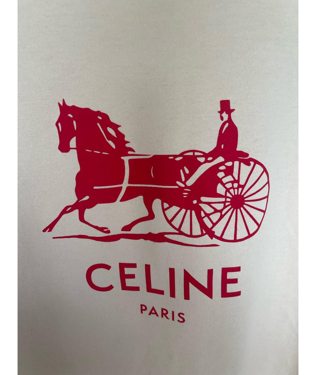 CELINE Хлопковая футболка, фото 4