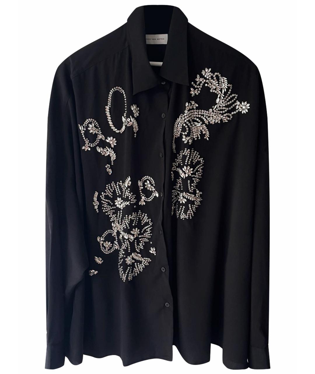 DRIES VAN NOTEN Черная полиэстеровая блузы, фото 1