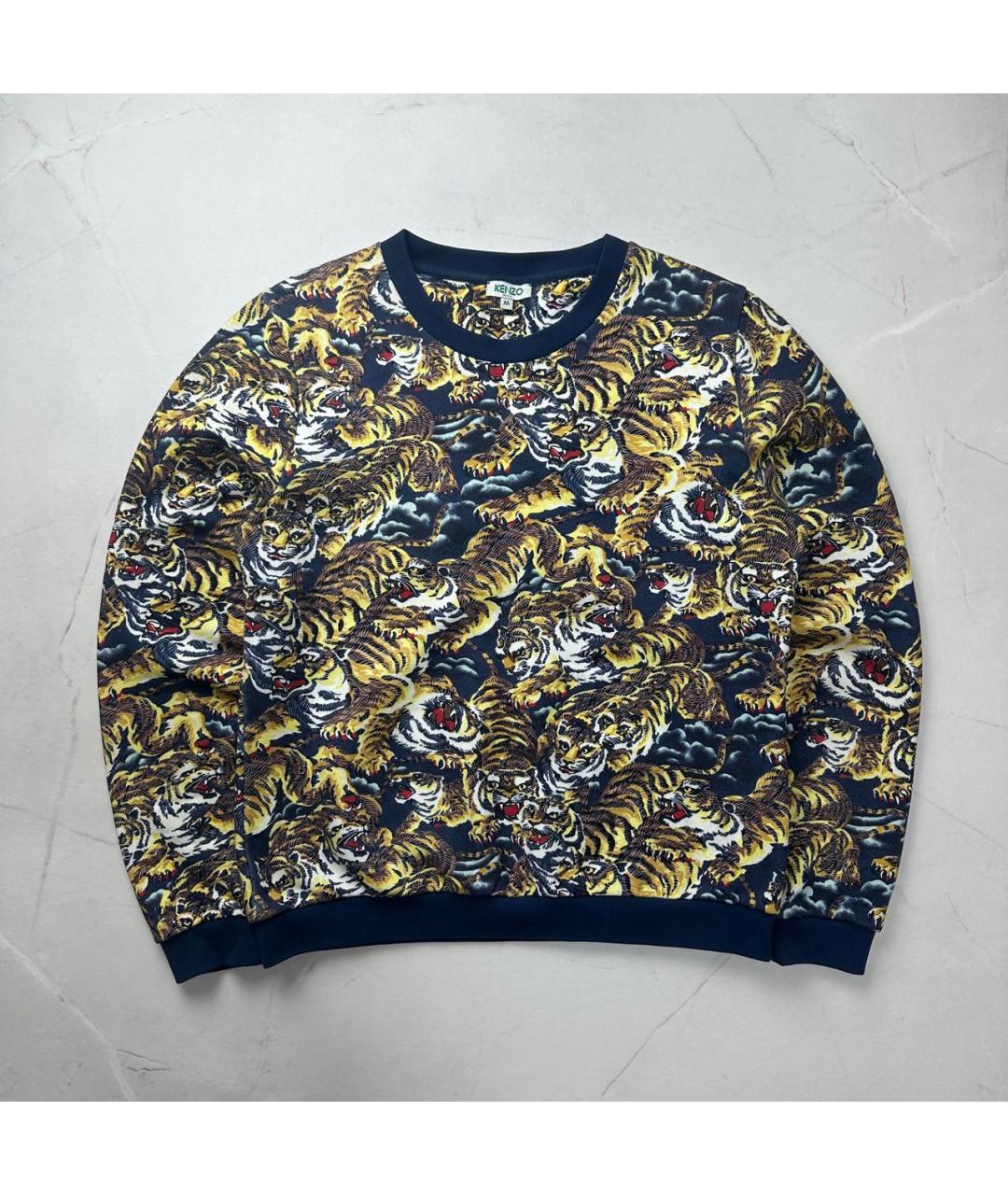 KENZO Желтый хлопковый джемпер / свитер, фото 8