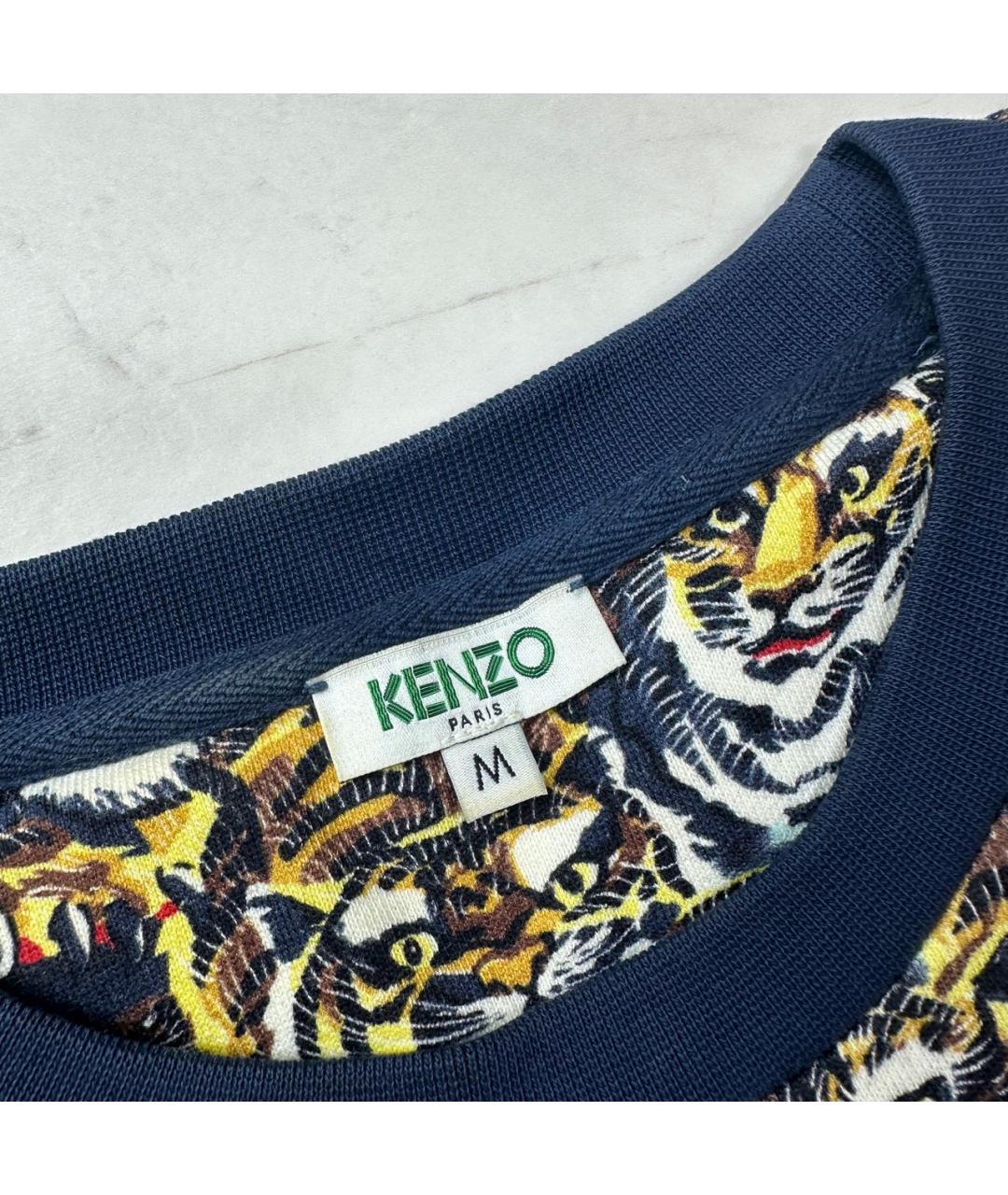 KENZO Желтый хлопковый джемпер / свитер, фото 4