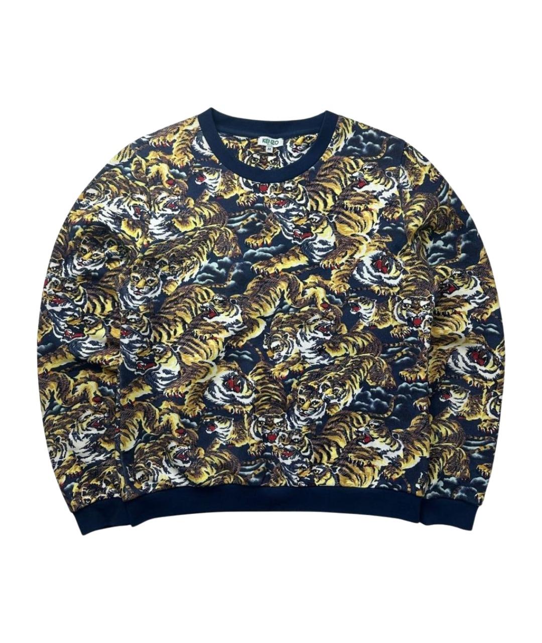 KENZO Желтый хлопковый джемпер / свитер, фото 1